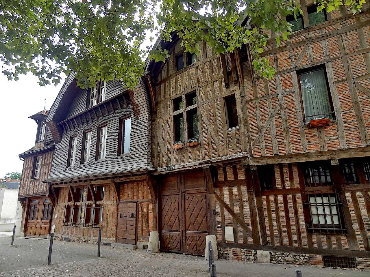 vieilles maisons à Troyes