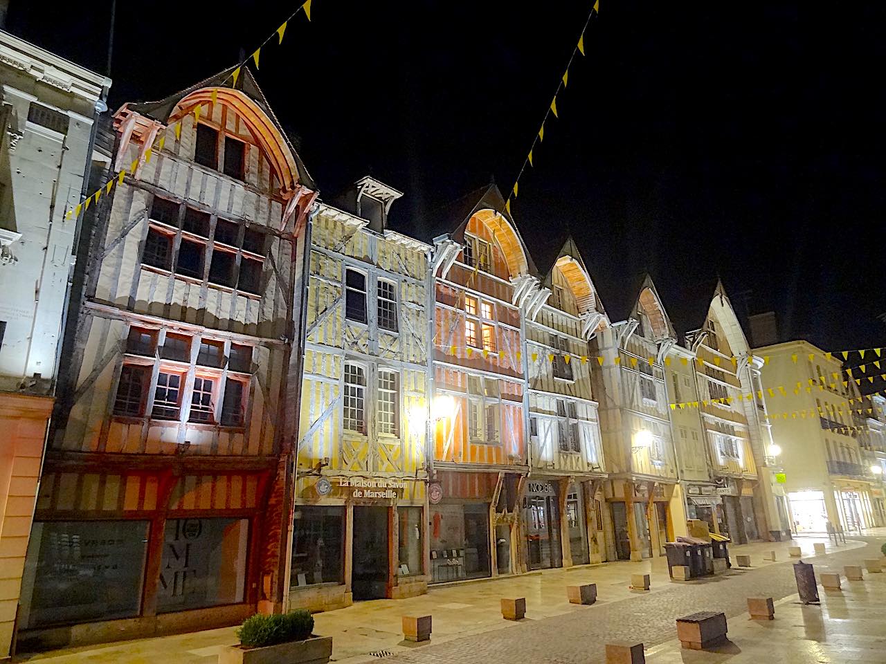 Troyes by night