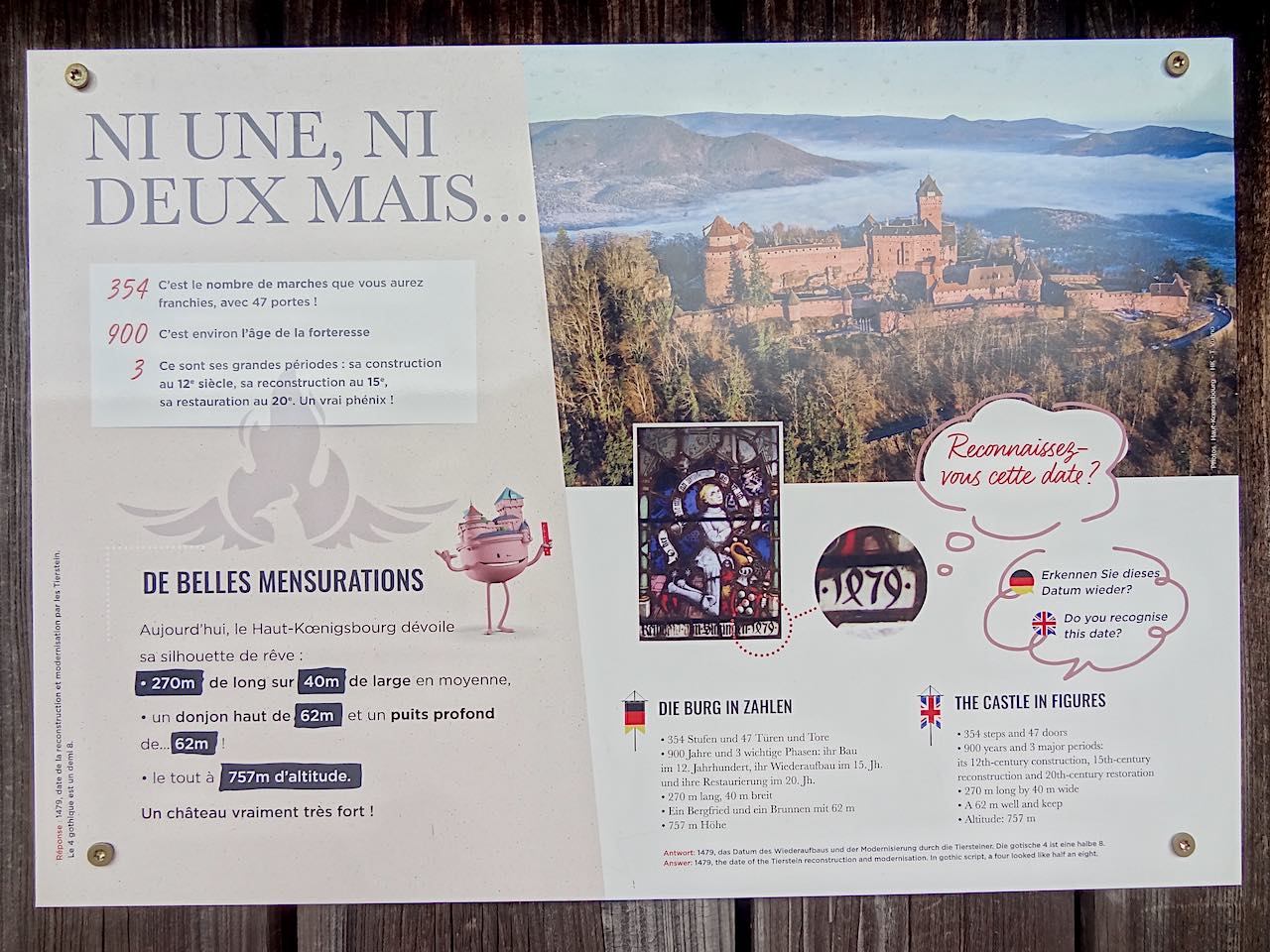 affiche château du Haut-Koenigsbourg