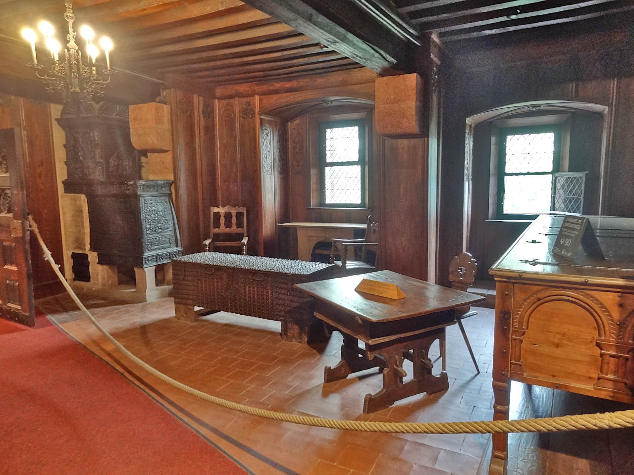 chambre de l'impératrice du Haut-Koenigsbourg