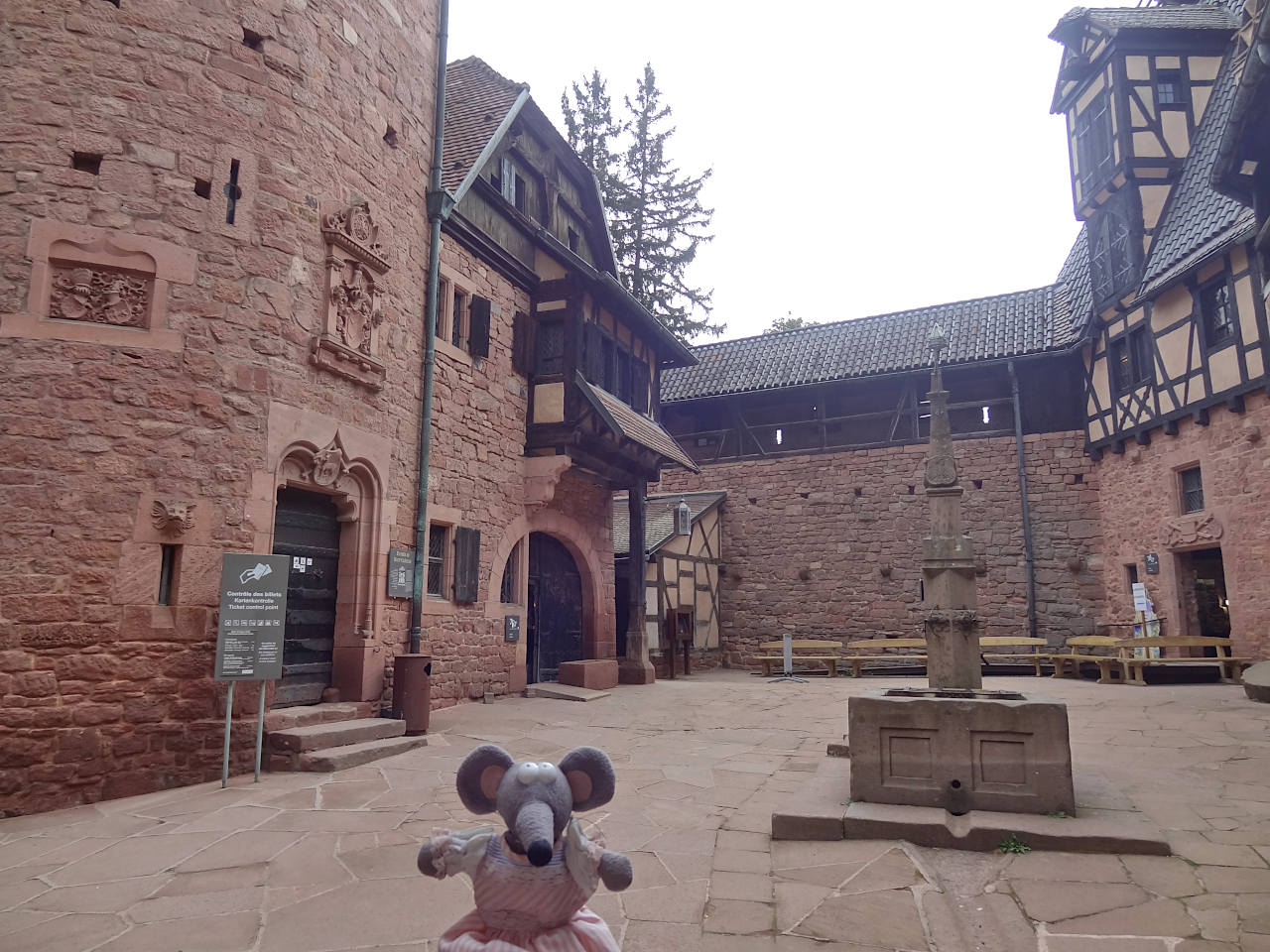 château du Haut-Koenigsbourg cour