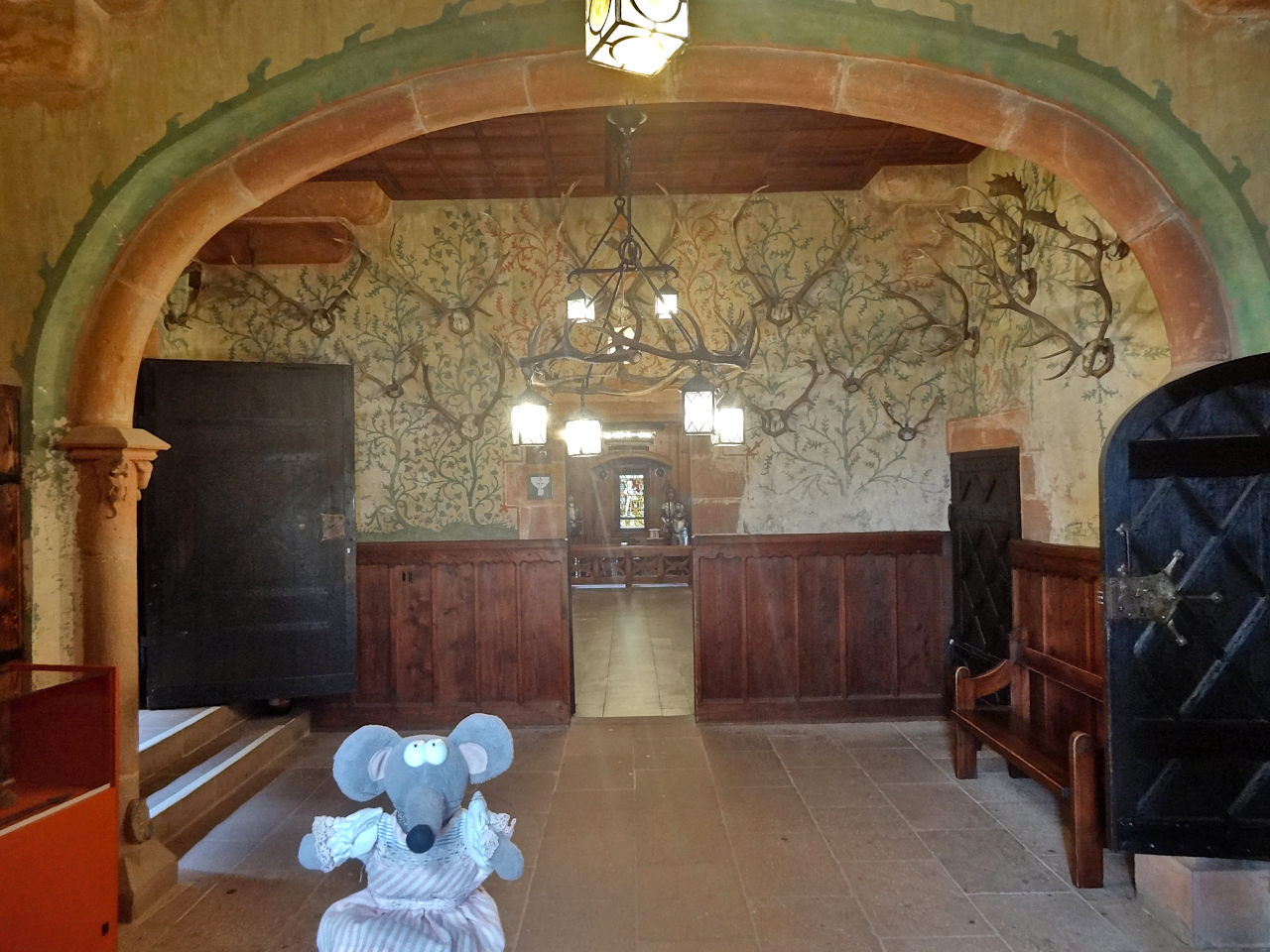 salle des trophées de chasse du château du Haut-Koenigsbourg