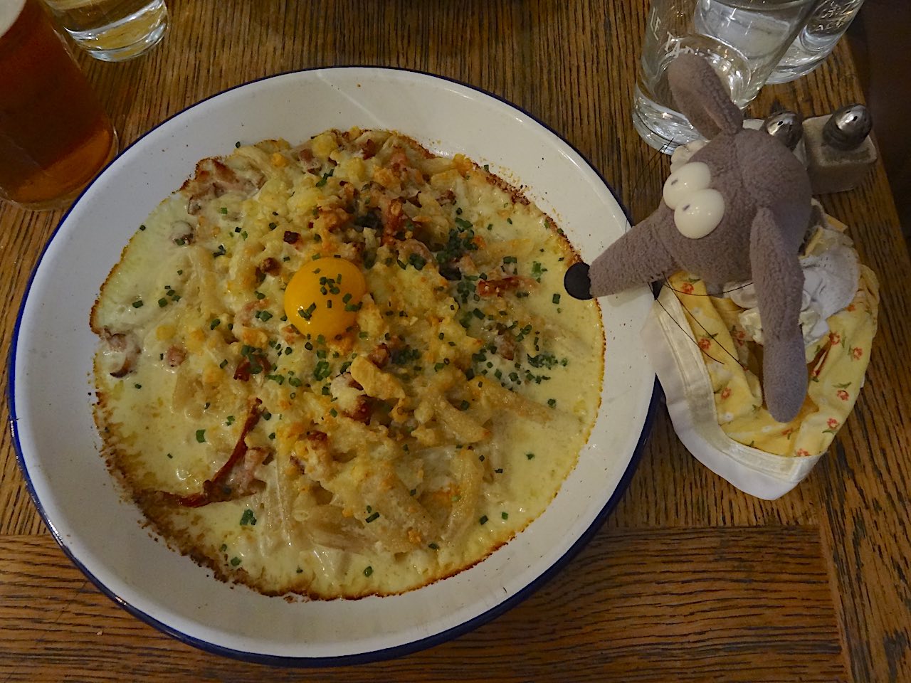 gratin de pâtes au chaource