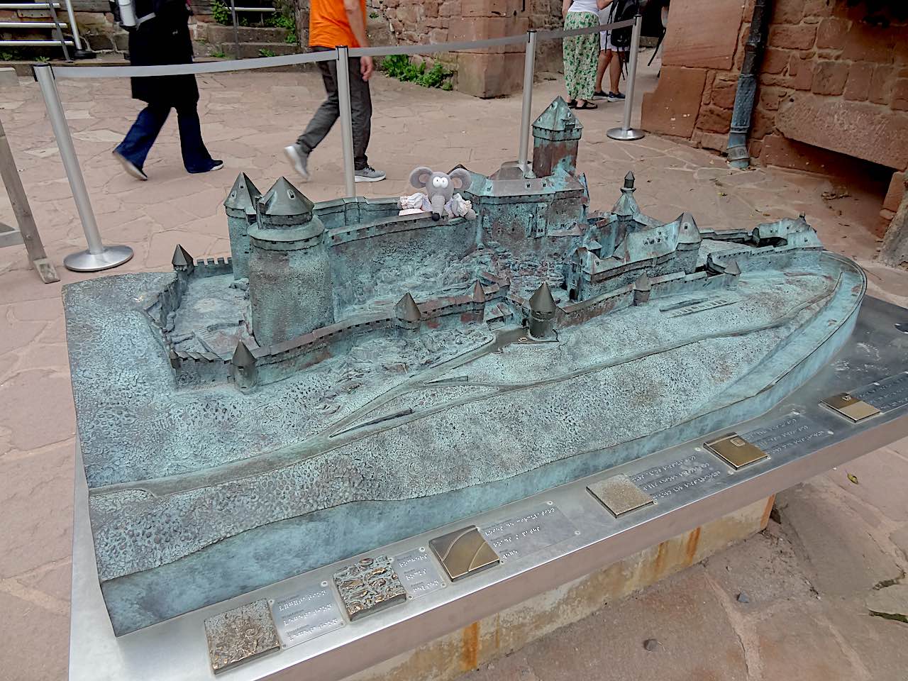 maquette du château du Haut Koenigsbourg
