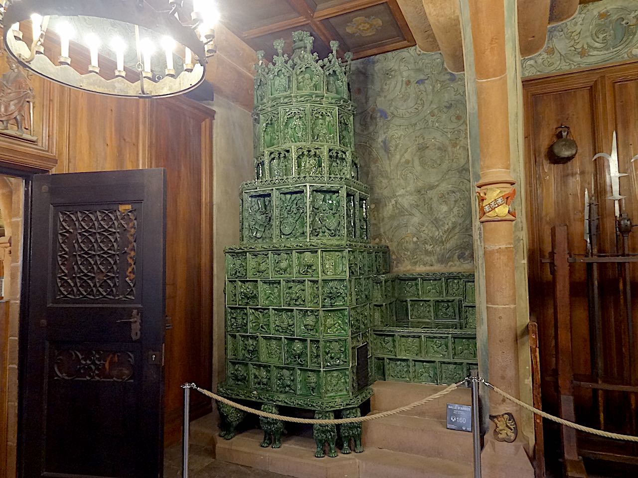 poêle du château du Haut-Koenigsbourg