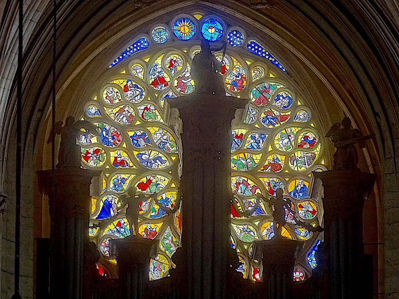 rosace de la cathédrale de Troyes 2