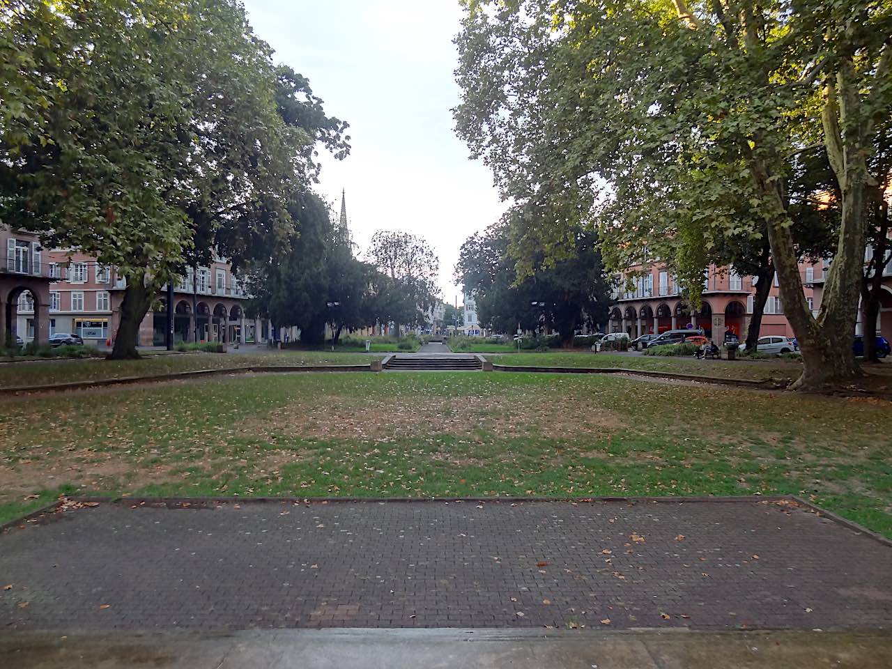 square de la bourse à Mulhouse