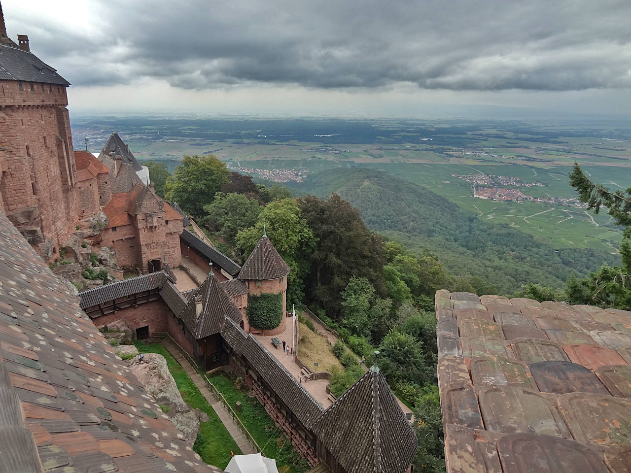 vue depuis le château du Haut-Koenigsbourg