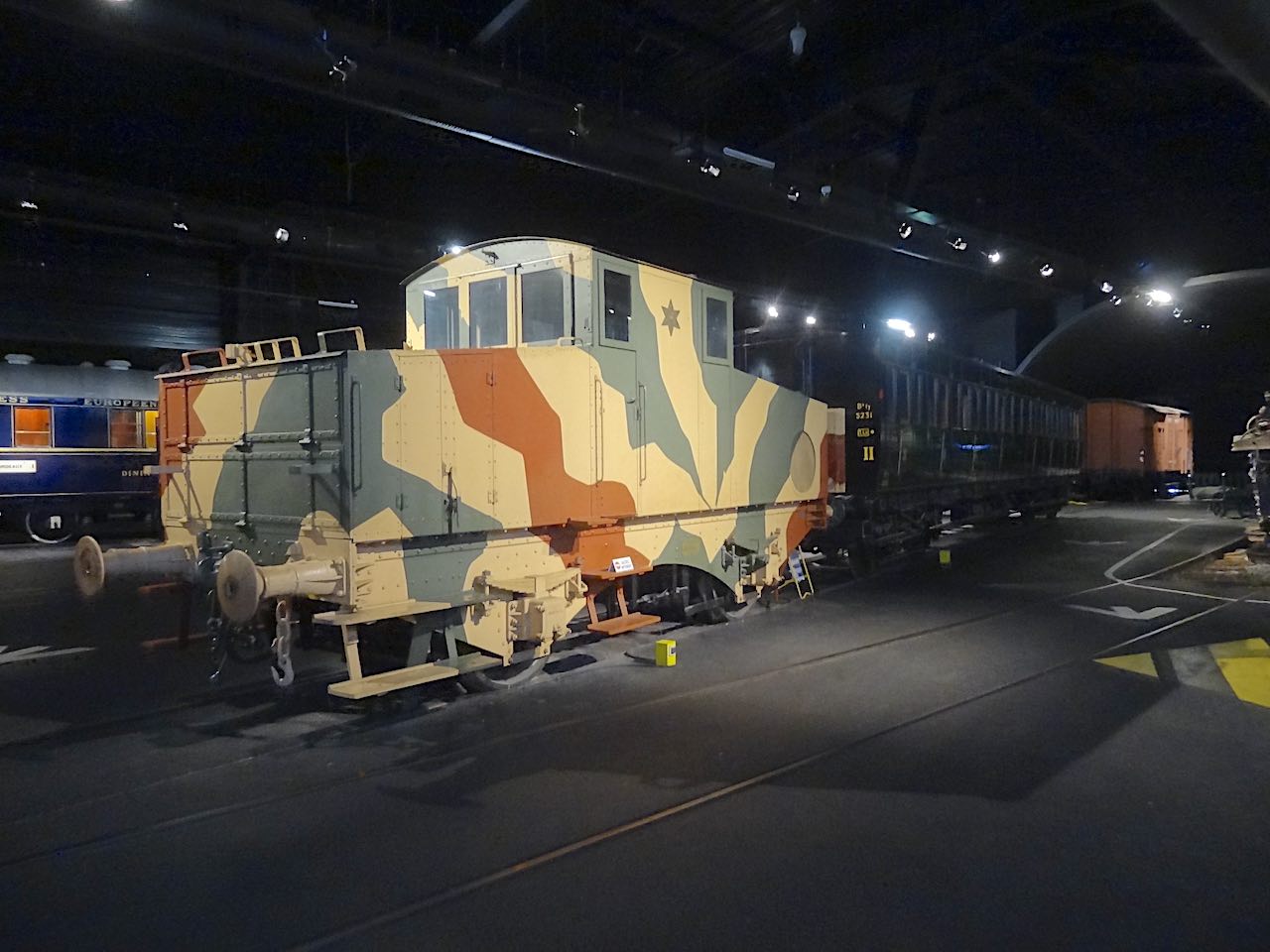 Cité du train de Mulhouse locomotive militaire