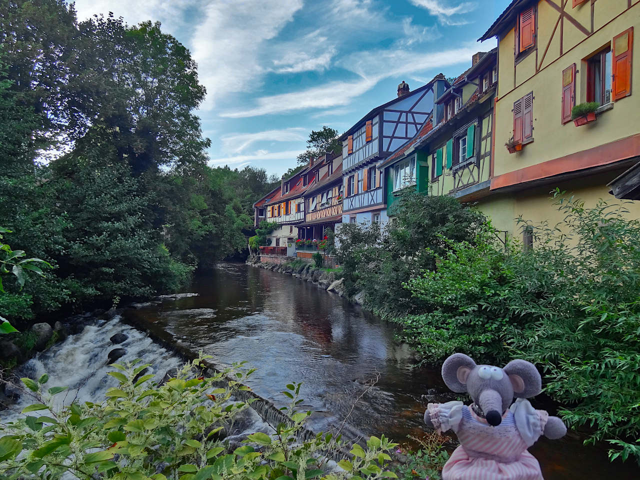 La Weiss, rivière traversant Kaysersberg