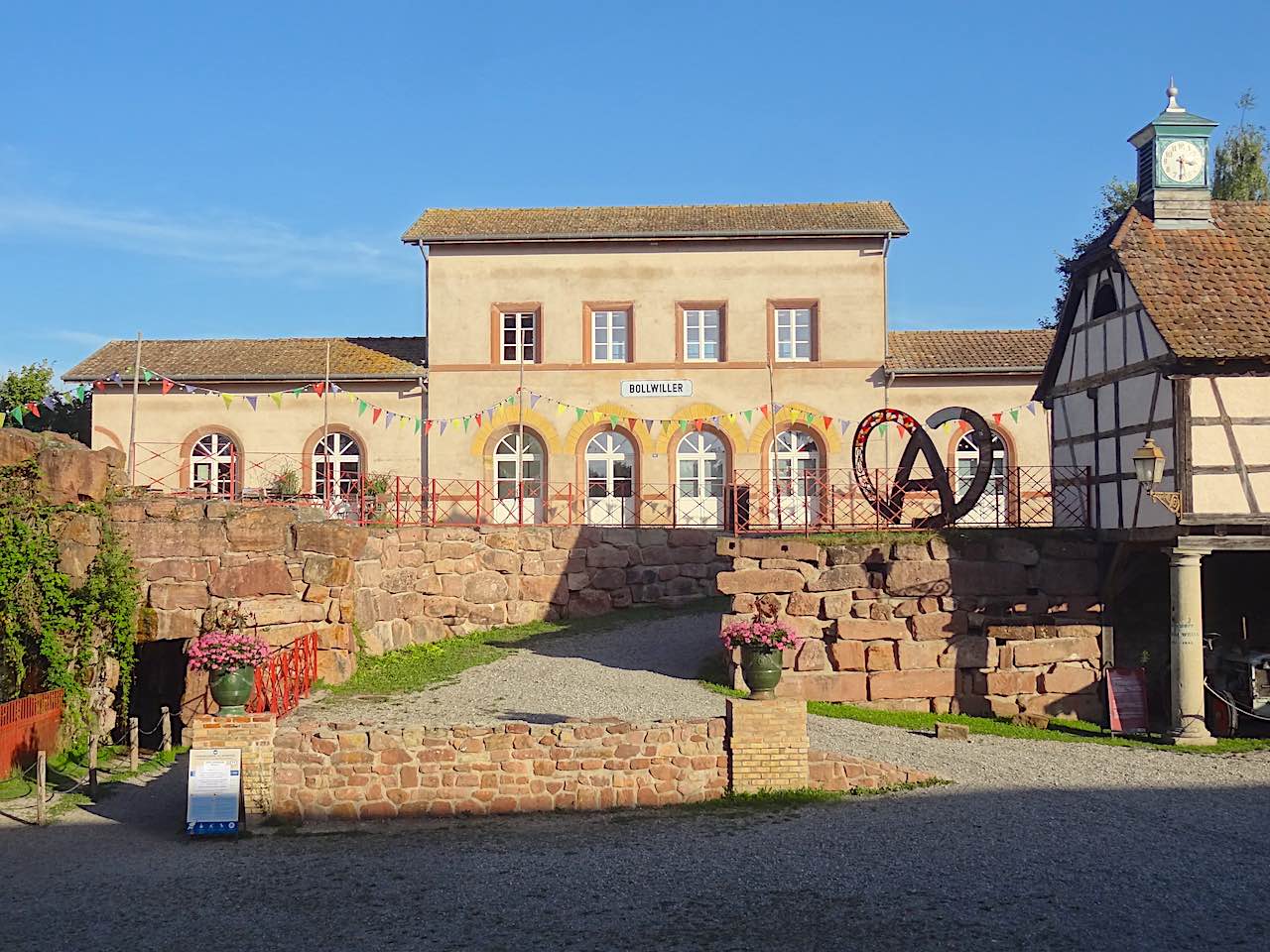 ancienne gare de Bollwiller écomusée d'Alsace
