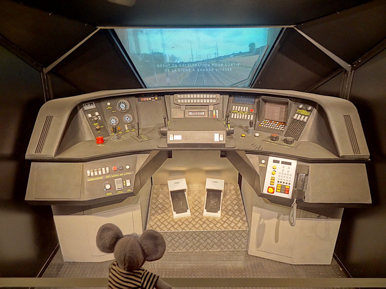 cité du Train de Mulhouse TGV cabine