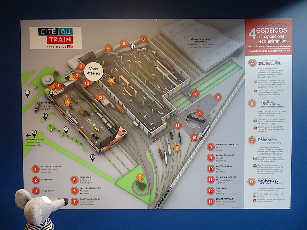 cité du Train de Mulhouse plan