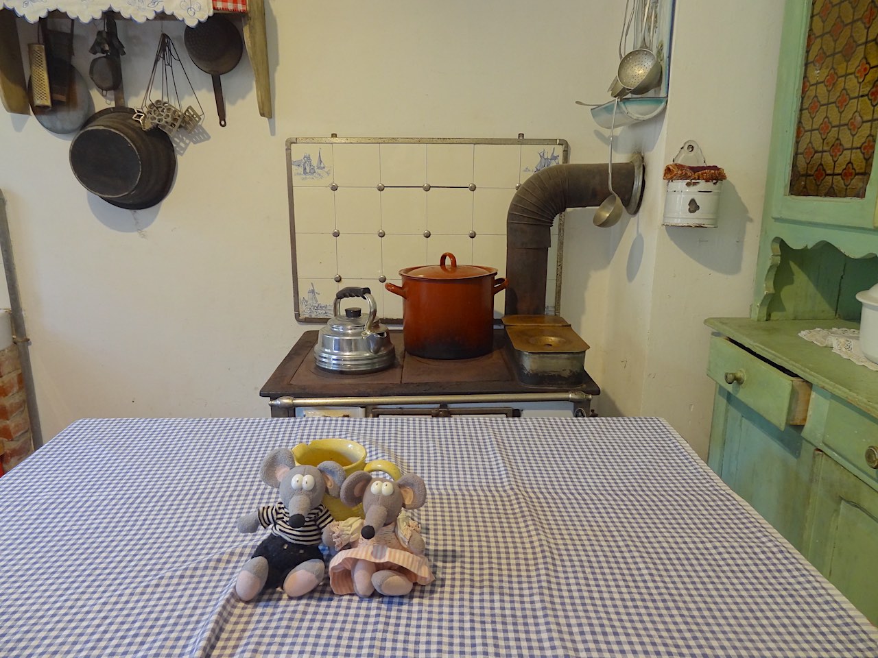 intérieur d'une maison à l'écomusée d'Alsace