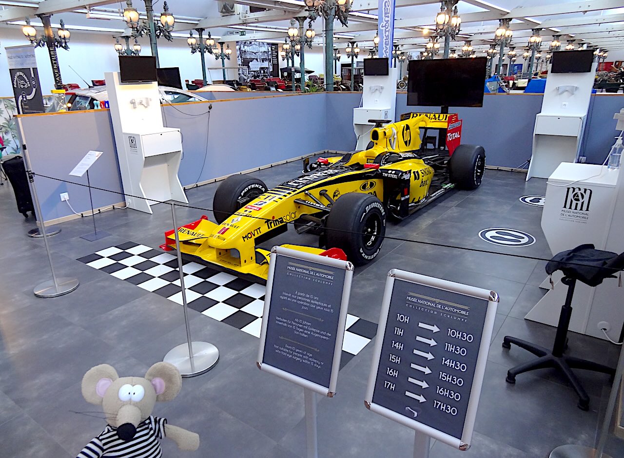 musée national de l'Automobile de Mulhouse simulateur