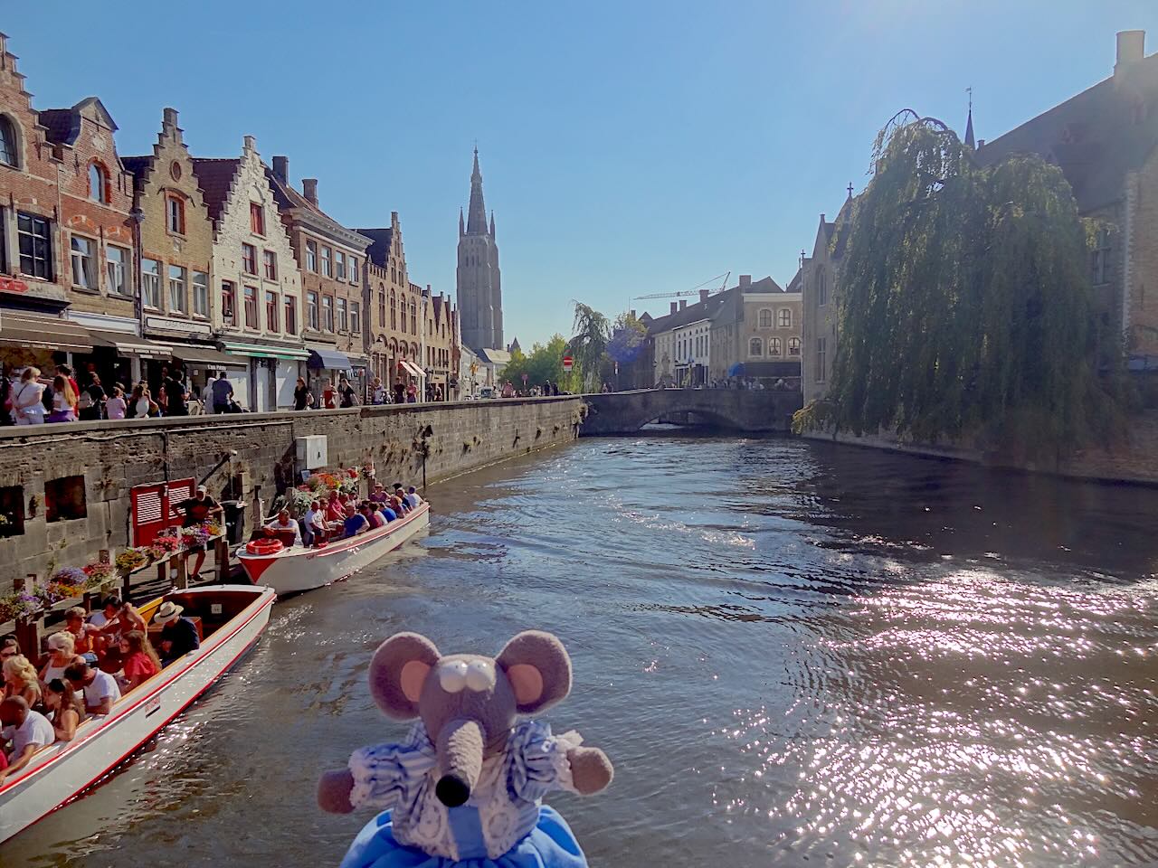 Bruges en bateau