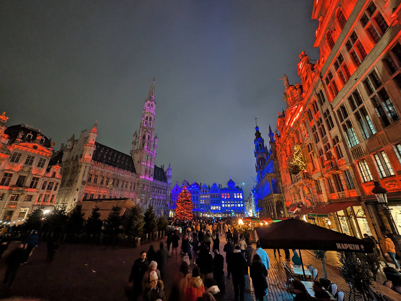 Grand Place de Bruxelles à Noël