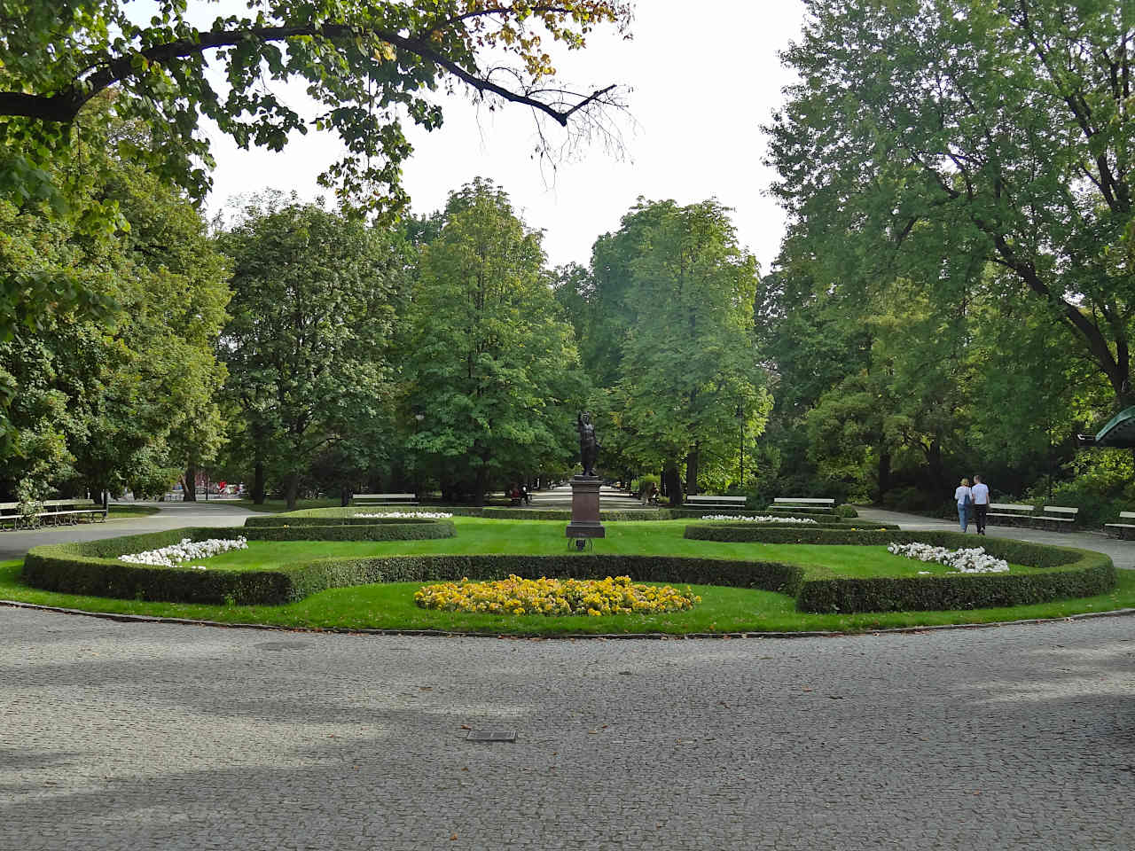 Parc Ujazdowski à Varsovie