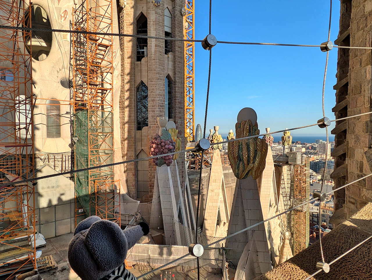 détails des tours de la Sagrada Familia