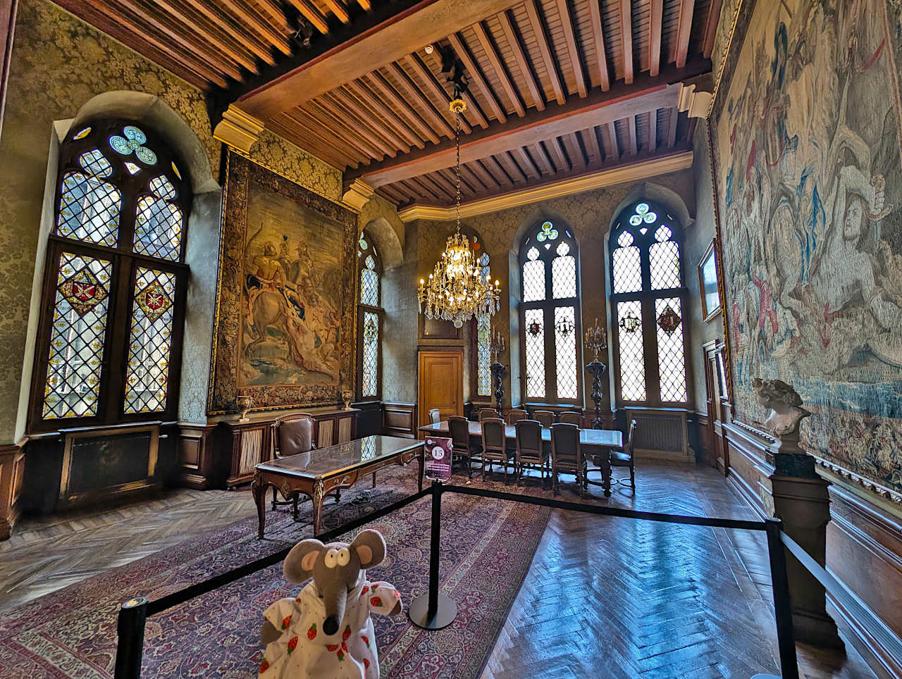 intérieur de l'hôtel de ville de Bruxelles 
