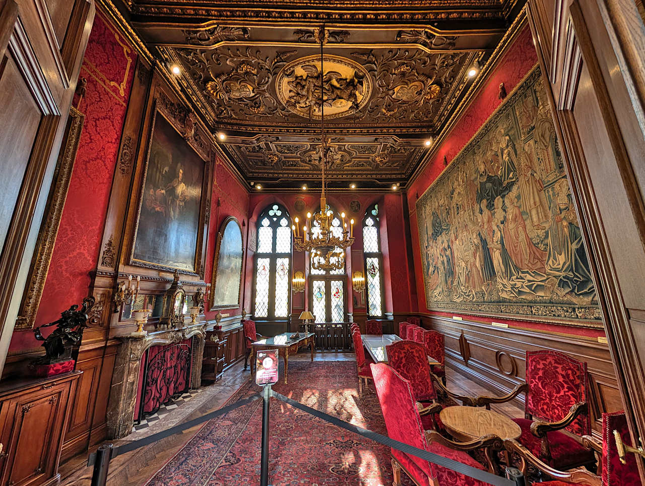 intérieur de l'hôtel de ville de Bruxelles 