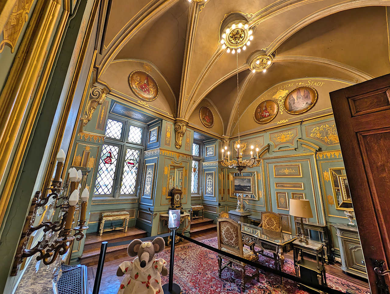 intérieur de l'hôtel de ville de Bruxelles