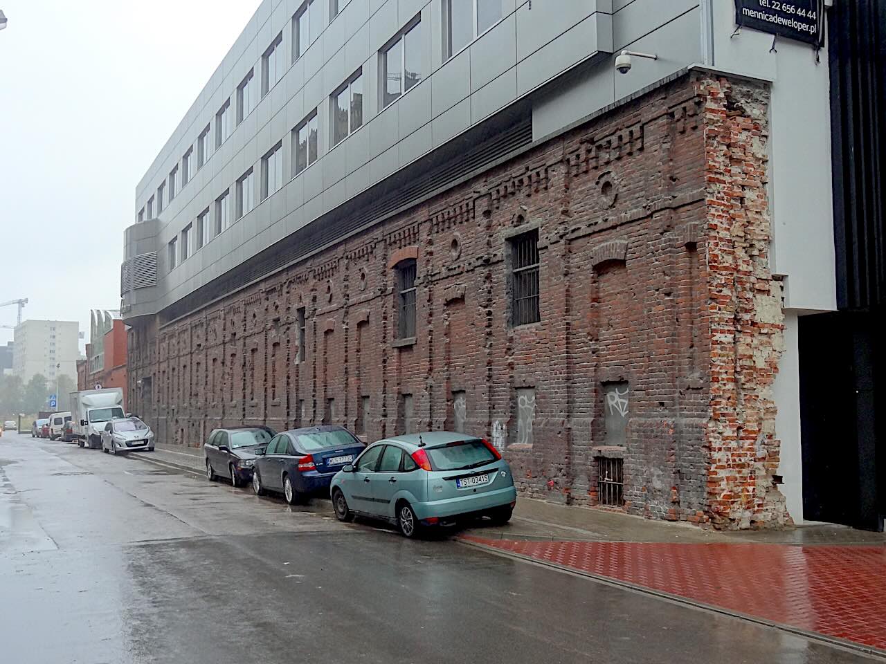 restes du mur du ghetto de Varsovie