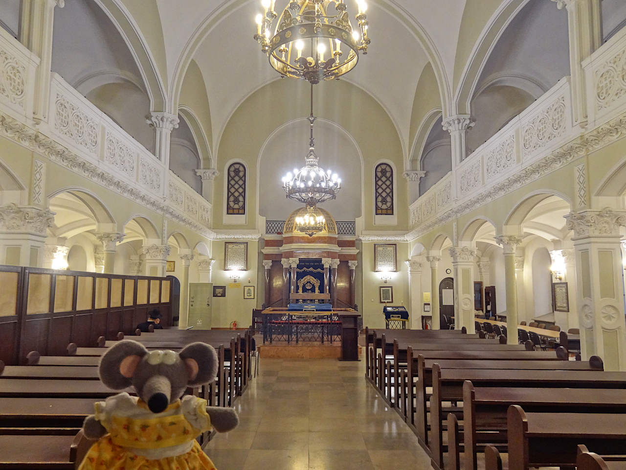 synagogue de Varsovie intérieur