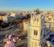 vue depuis le palais des Communications de Madrid