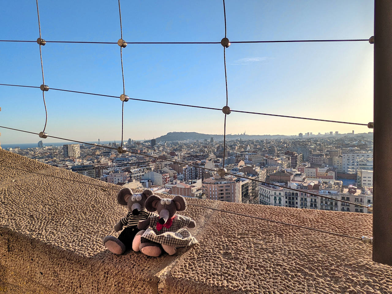 vue sur Barcelone depuis la Sagrada Familia