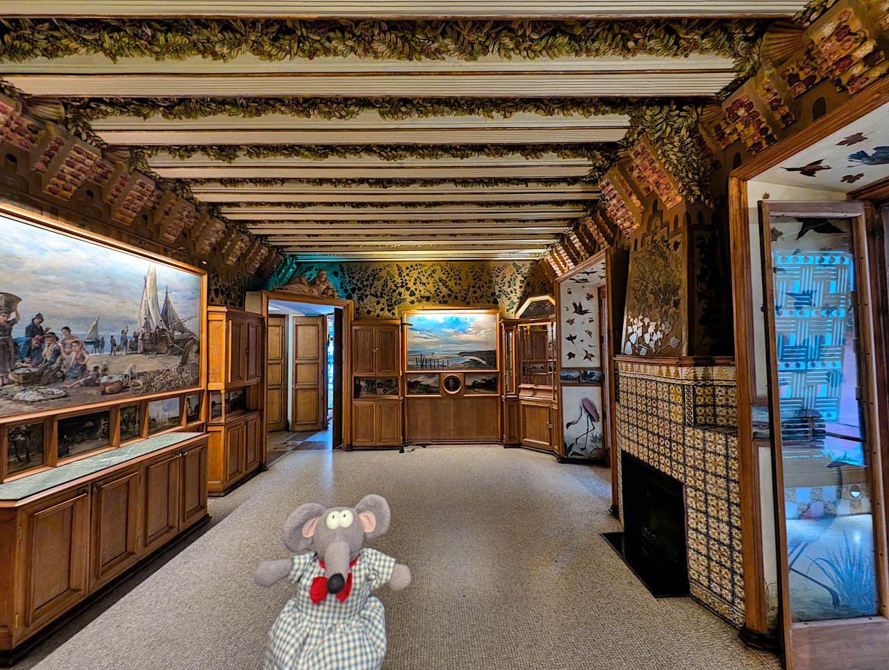 salle à manger de la Casa Vicens