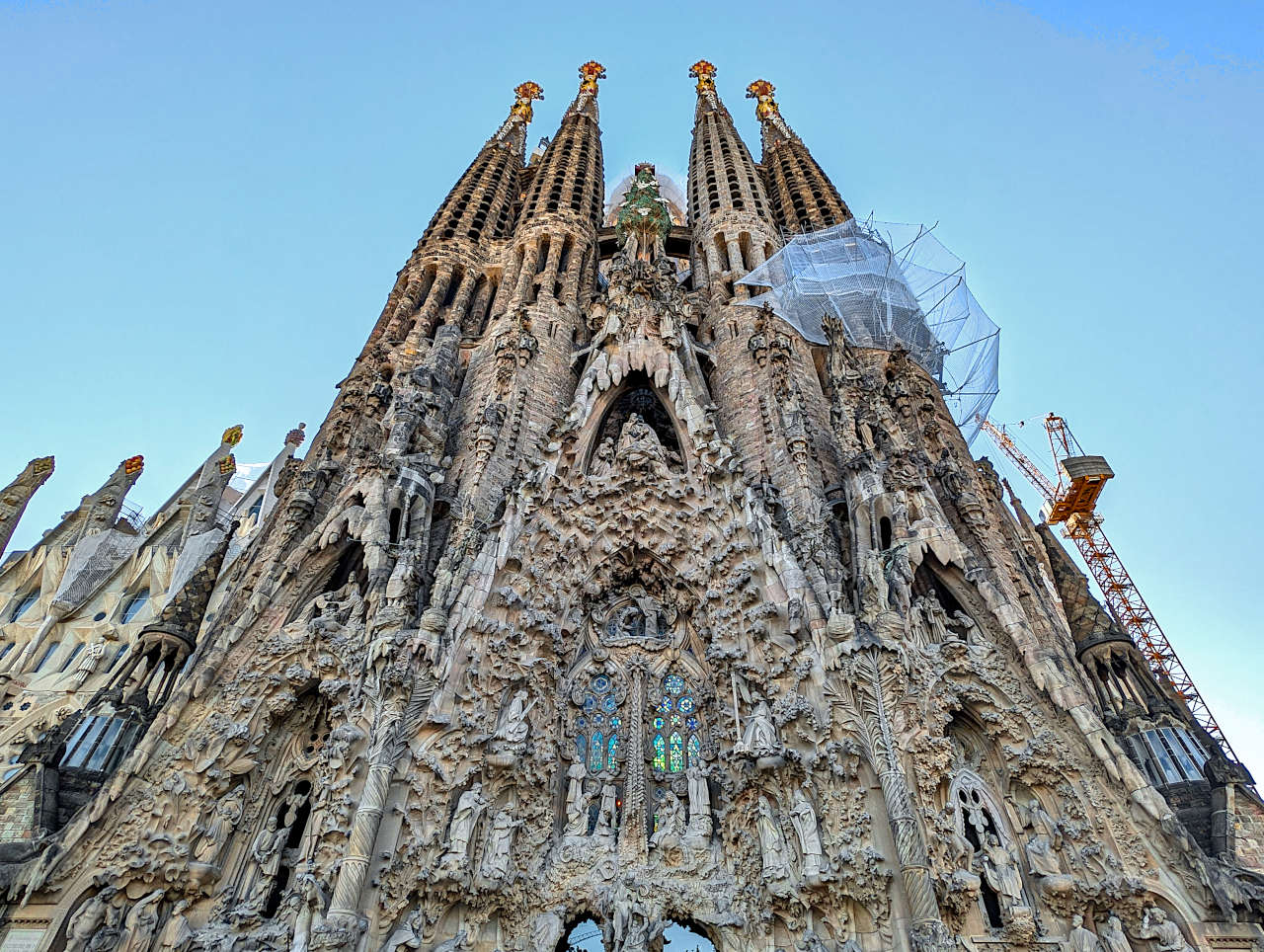 Façade de la Nativité de la Sagrada Familia à Barcelone