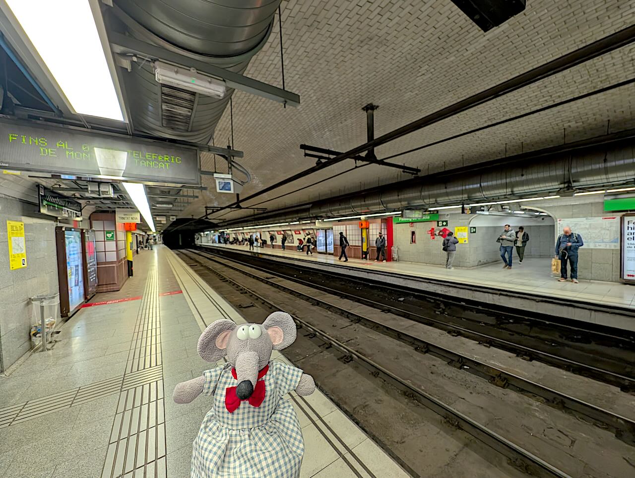 arrêt de métro "Passeig de Gracia