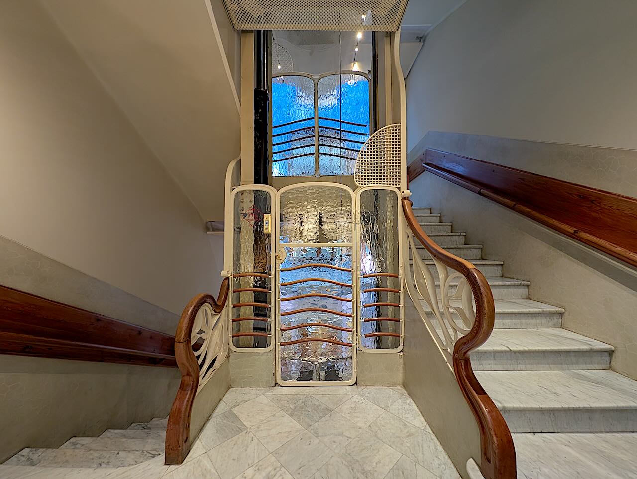 ascenseur de la Casa Batllo