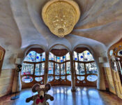 baie vitrée de la Casa Batllo