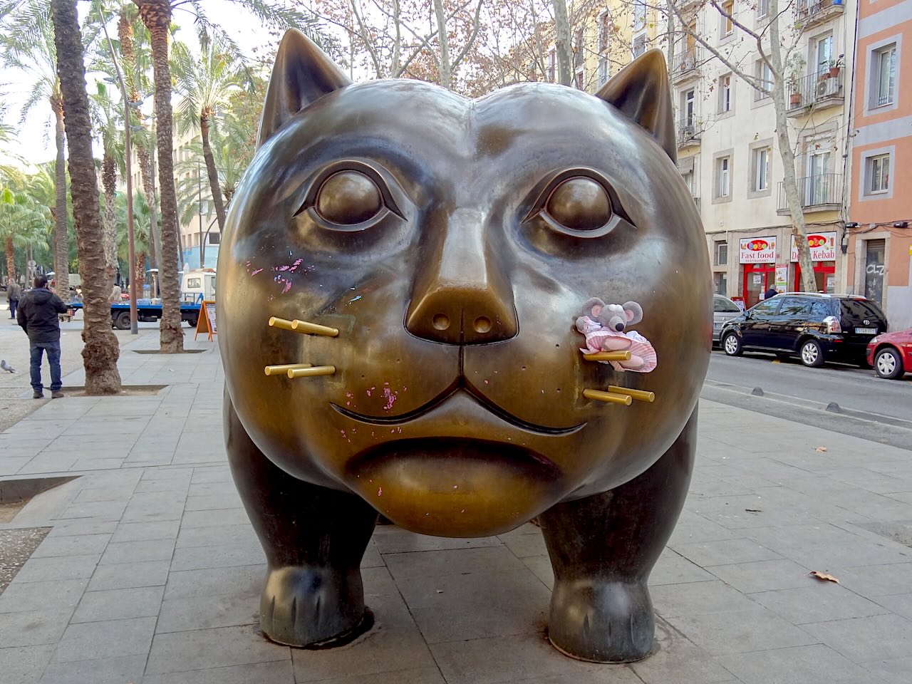 chat de Botero Raval Barcelone