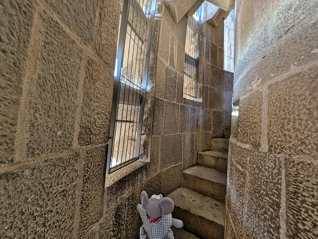 escalier tour de la Sagrada Familia