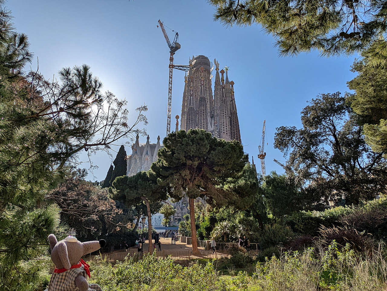 vue sur la Sagrada Familia