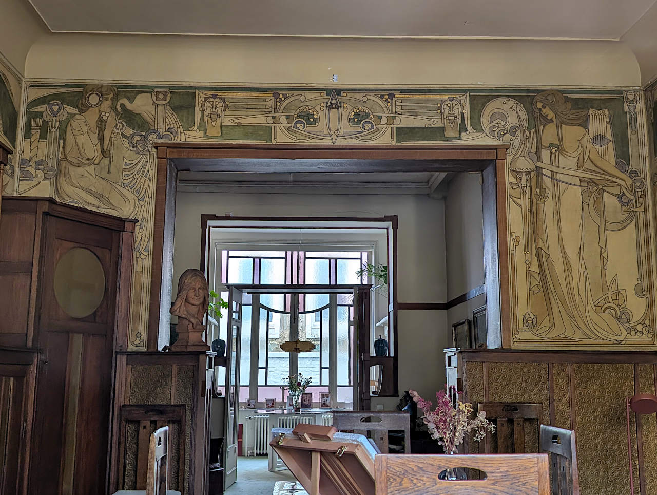 Maison Cauchie Bruxelles intérieur