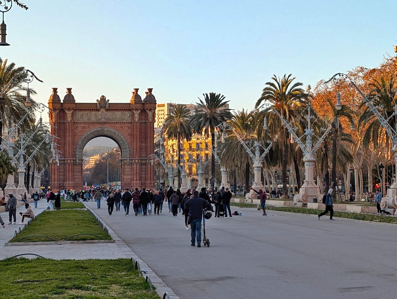 arc de triomphe de Barcelone