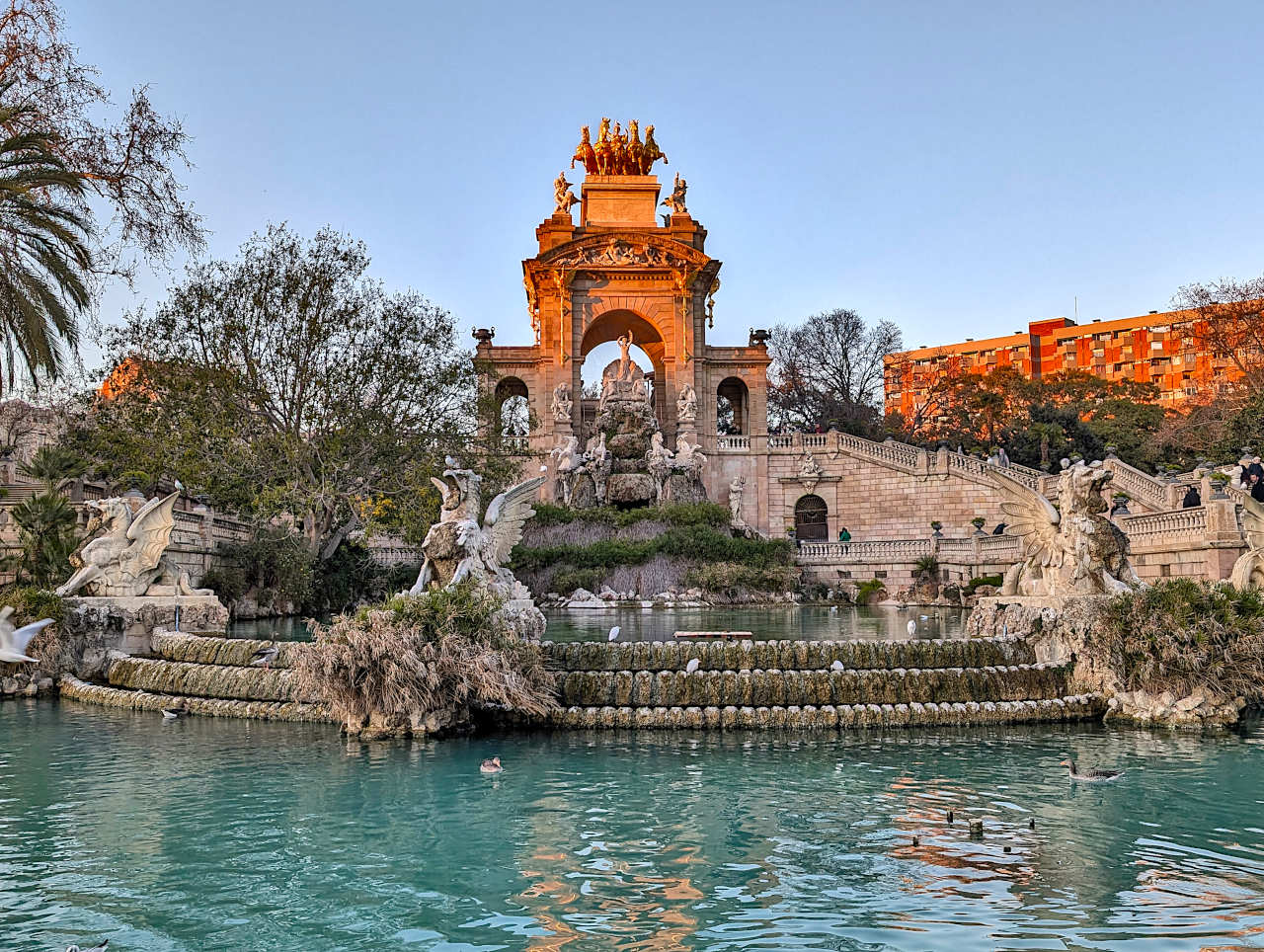 grande cascade Barcelone