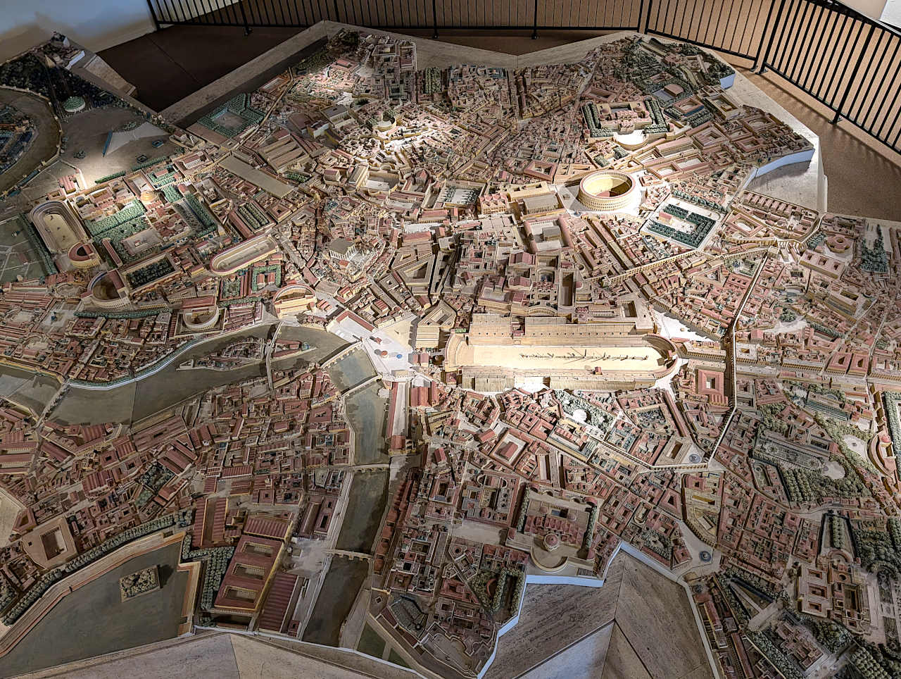 grande maquette de Rome à Bruxelles