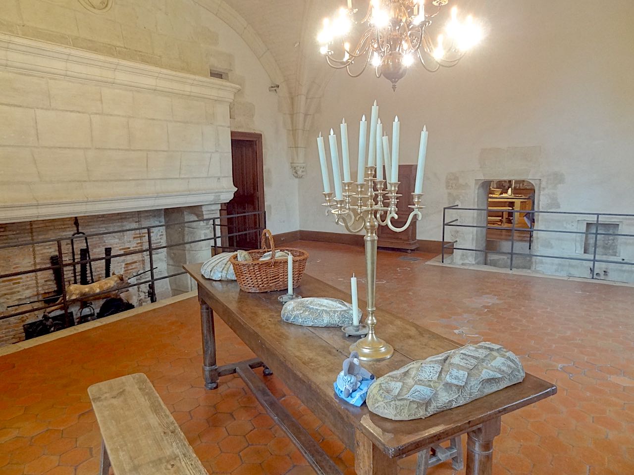 Dépense de la cuisine d'Azay-le-Rideau