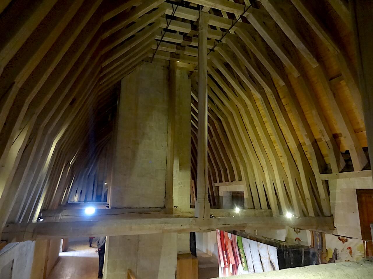 Les combles du château d’Azay-le-Rideau
