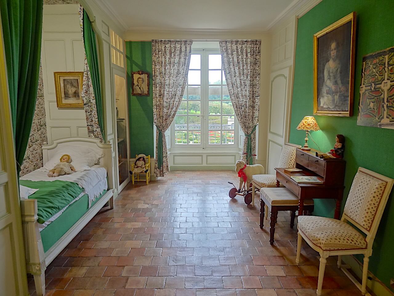 chambre des enfants du château de Villandry