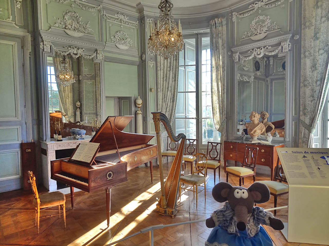 salon de musique du château de Valençay