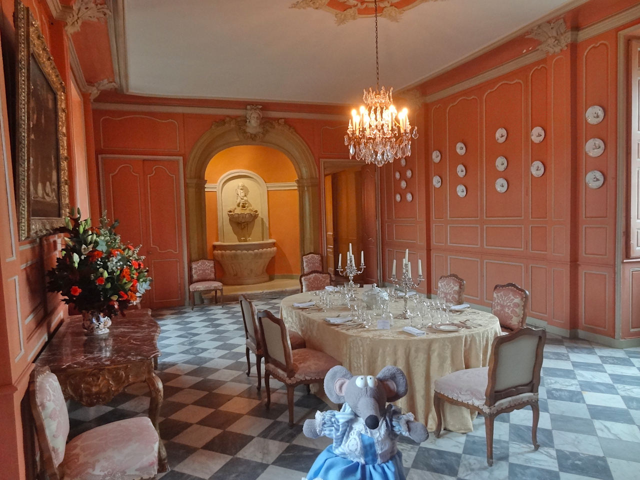 salle à manger du château de Villandry