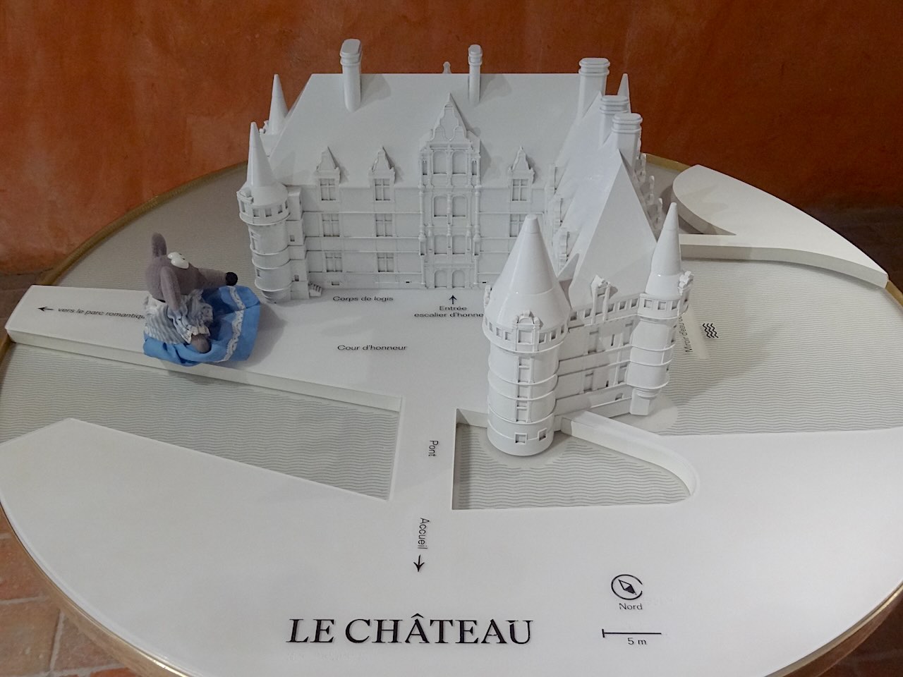 maquette du château d'Azay-le-rideau