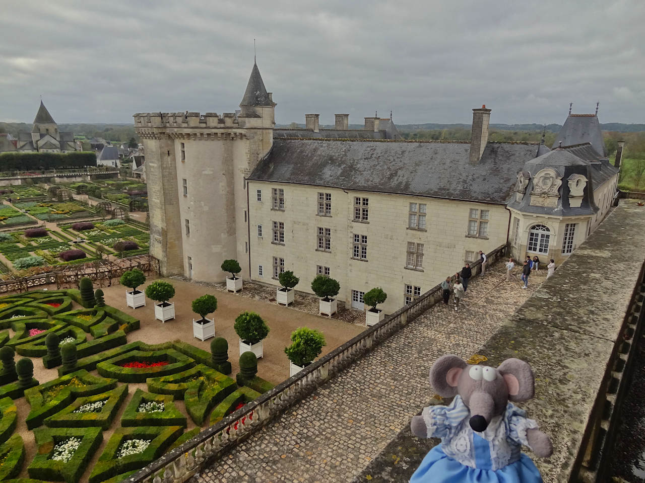 terrasse et jardin de Villandry
