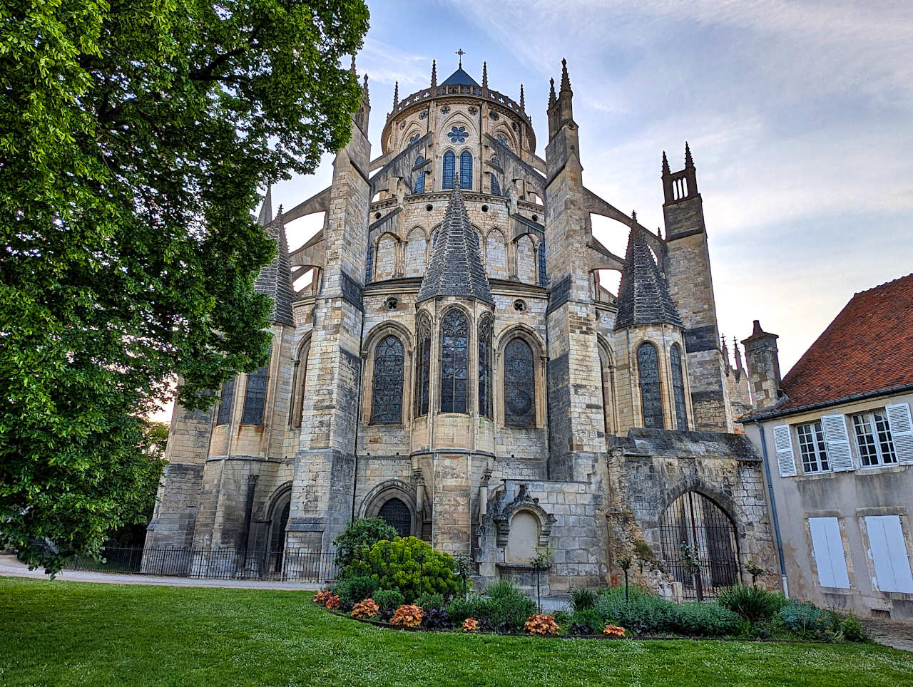 chevet de la cathédrale de Bourges